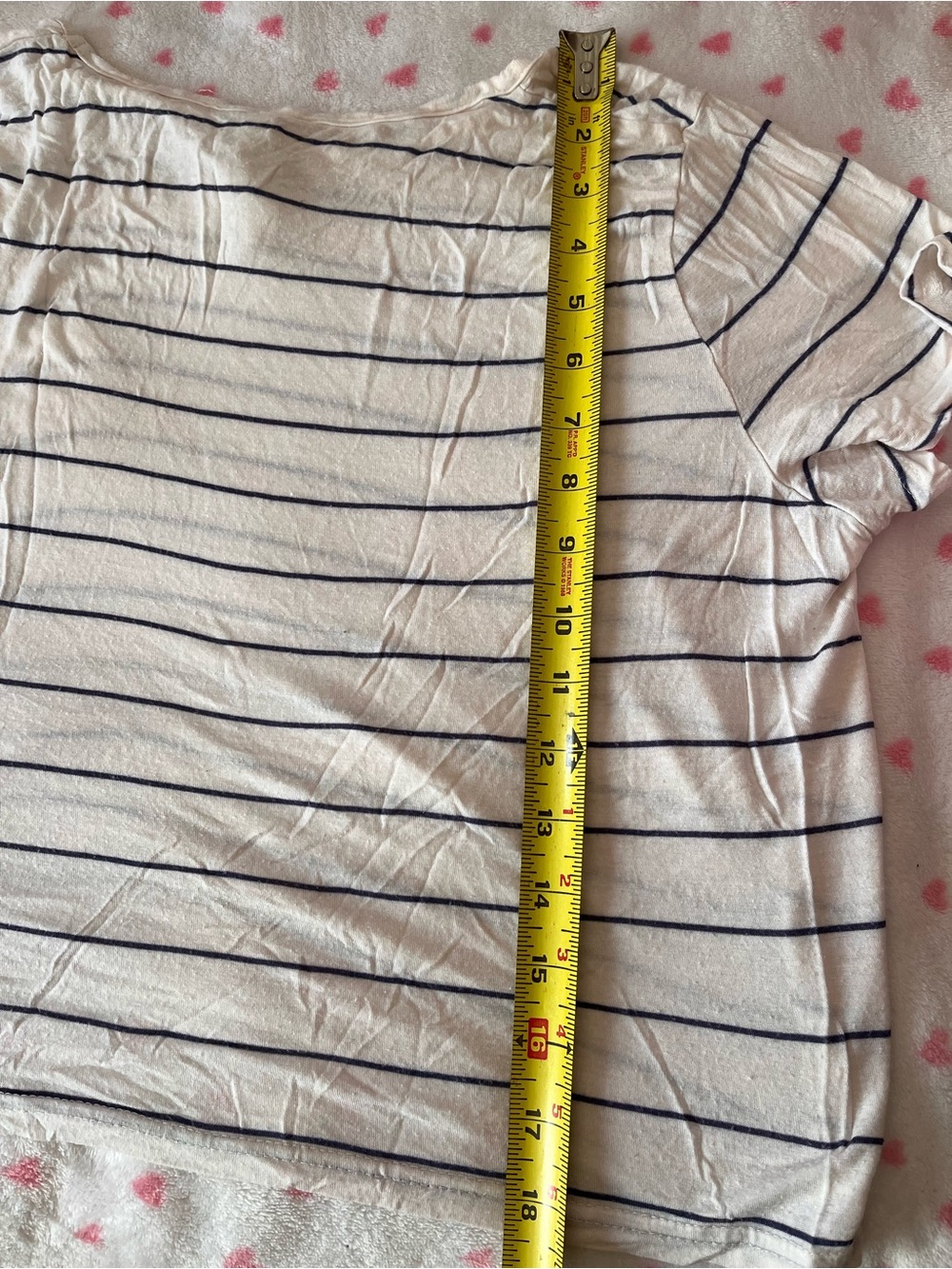 Classic White & Navy StripedTop - Picture 5 of 6